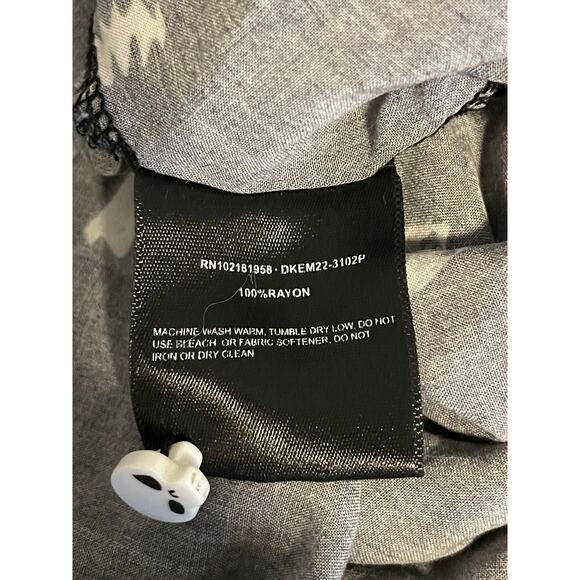 Dolls Kill x Emily the Strange Dress Womens 1X Black Babydoll Skull DKEM22-3102F - Picture 4 of 7